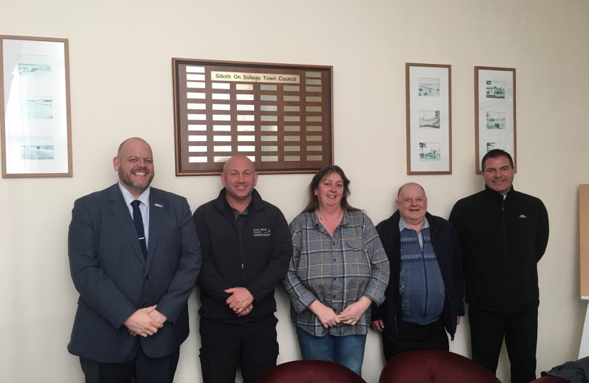 Workington MP meets Silloth Town Councillors 