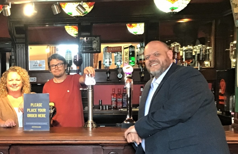 Mark at the Balmoral Hotel in Silloth