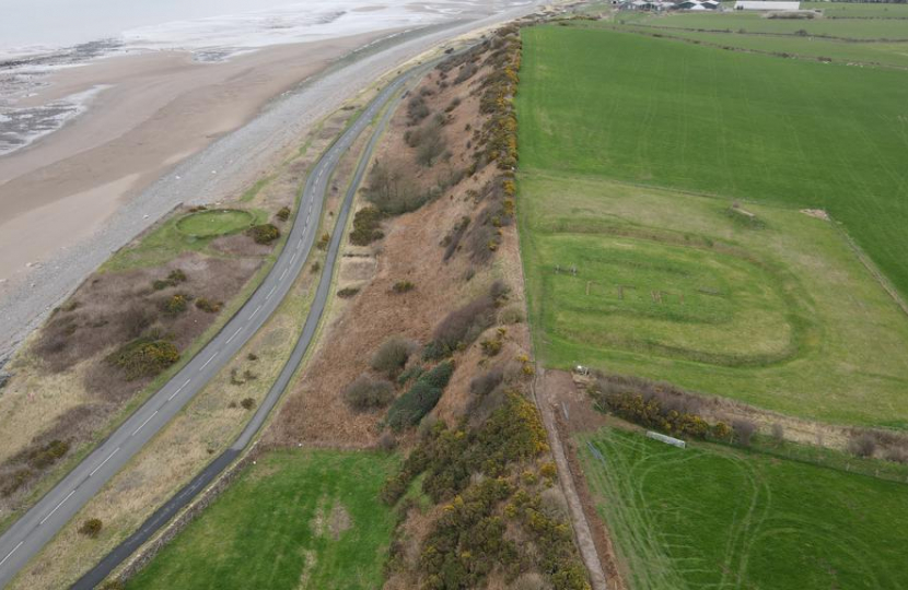 Mile Fortlet 21 and Saltpans at Crosscanonby 