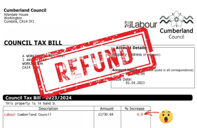 Mark Jenkinson MP Calls for Refund