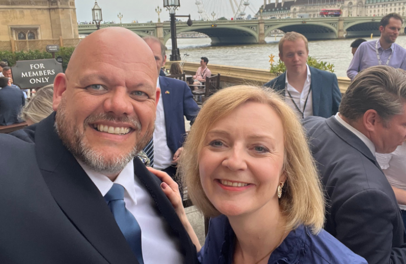 Mark Jenkinson and Liz Truss