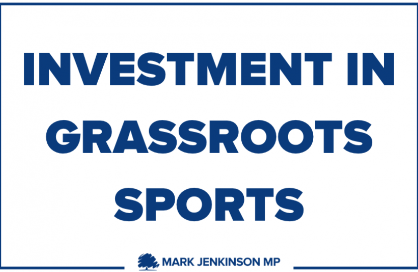 Investment in grassroots sports