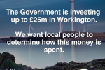 The Government is investing up to £25m in Workington