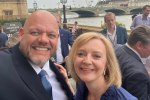 Mark Jenkinson and Liz Truss