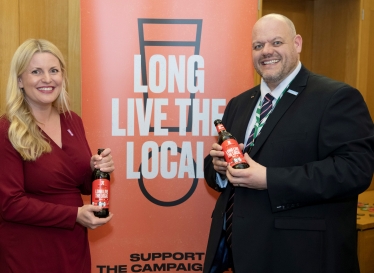 Workington MP give his support to 'Long Live The Local' pub campaign 