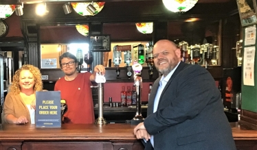 Mark at the Balmoral Hotel in Silloth