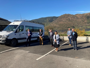 Priti Patel welcomed to Cumbria 