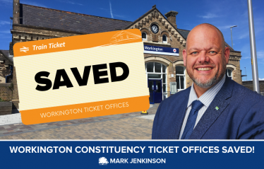 Workington Ticket Offices Saved